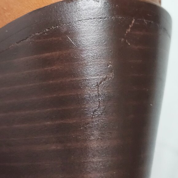 Clarks Clarkdale2 Zip Double Zipper Wedge Boots Shoes Tan Women's Size 8M- NEW - Picture 9 of 11